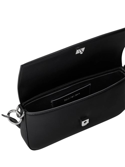 Borsa nera in poliuretano Calvin Klein | LV04K3148GUB1